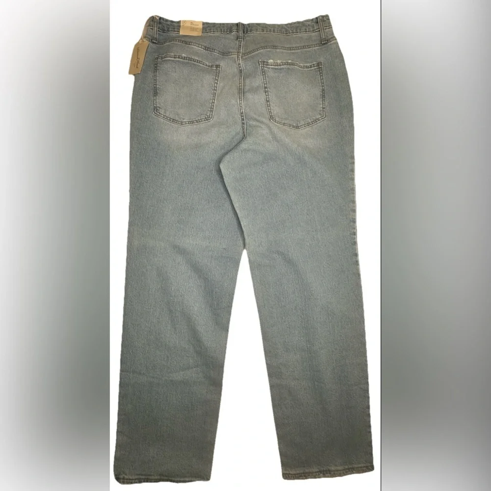 Universal Thread Women's High Waisted Straight Jeans 90's  Comfort Stretch 17 R - Picture 2 of 12